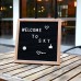 Letter Board Felt Sign Message 10&apos;&apos;x10&apos;&apos; &Changeable Letters Numbers and Symbols   142703961832